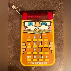 Vintage 1978 Texas Instruments TI Little Professor Calculator - Tested & Working